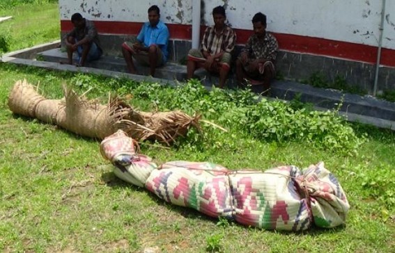 Khowai : Bodies of a couple recovered by Police Khowai : Bodies of a couple recovered by Police